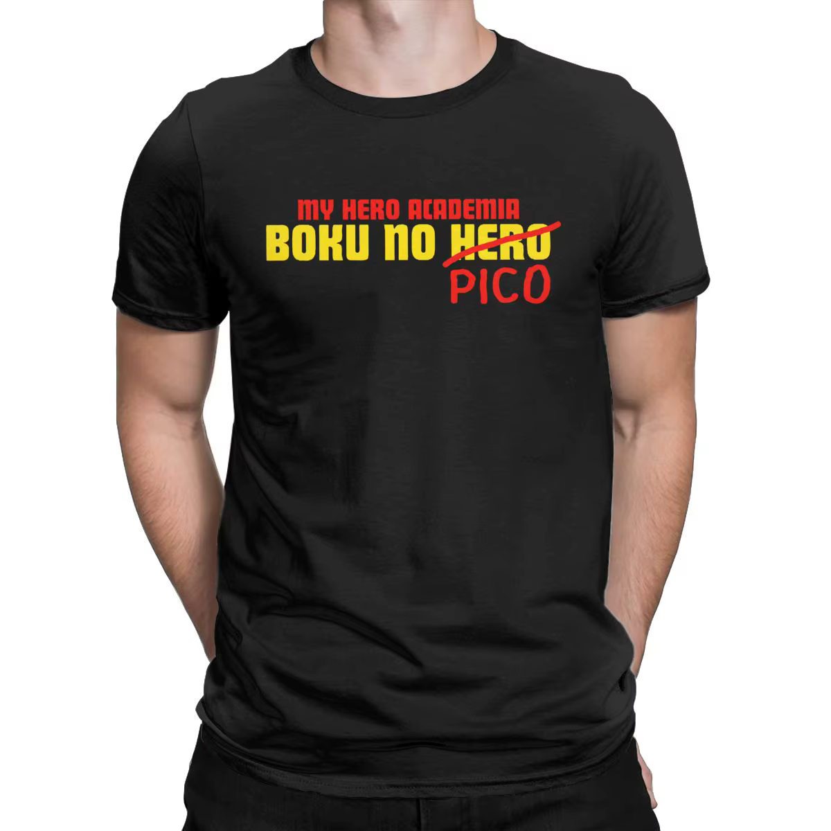 T-Shirt à Manches Courtes en Pur Coton pour Homme, Vêtement Classique, Anime Hentai, Boku No Pico No