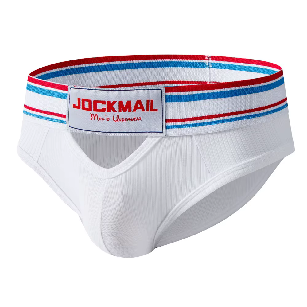 Jockmail Sous-vêtements pour hommes Nouvelle Arrivée Caleçons en coton à carreaux sexy avec ouvertur
