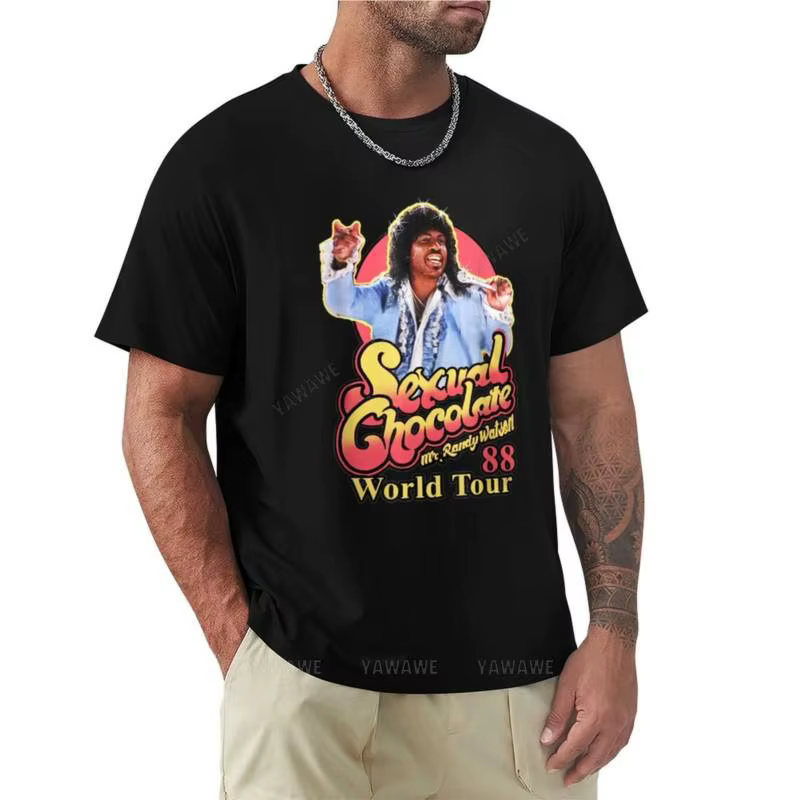 T-shirt personnalisé Randy Watson Sexual Chocolate, Coming 2 America, T-shirt Anime, Vêtements migno