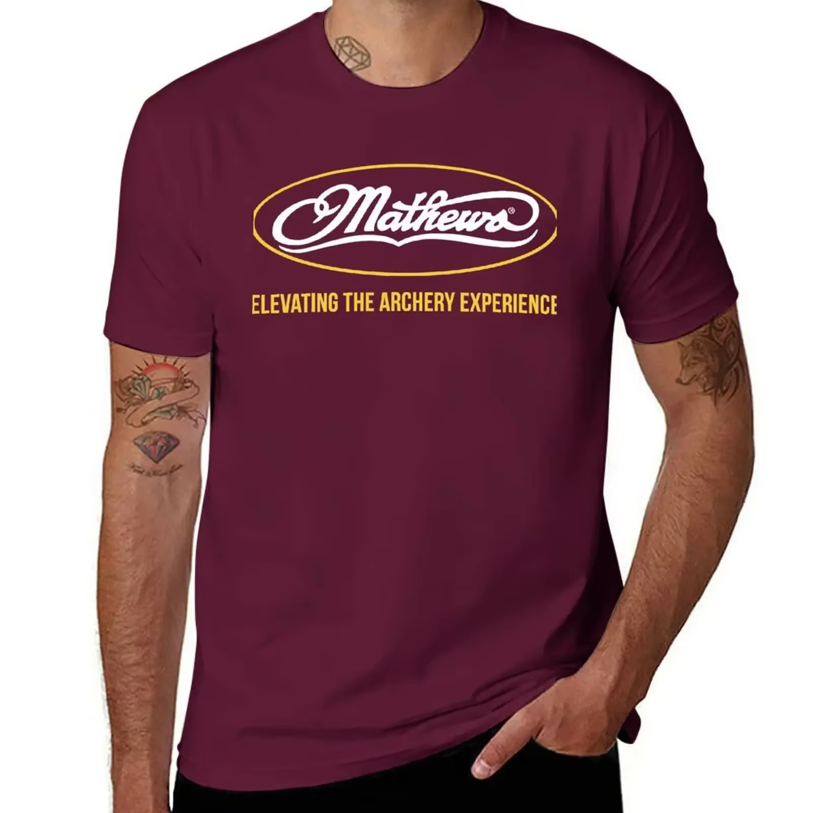 MATHEWS-T-Shirt avec Logo Ery pour Homme, Vêtement Surdimensionné, Hiphélicoptère, Graphique et Scop