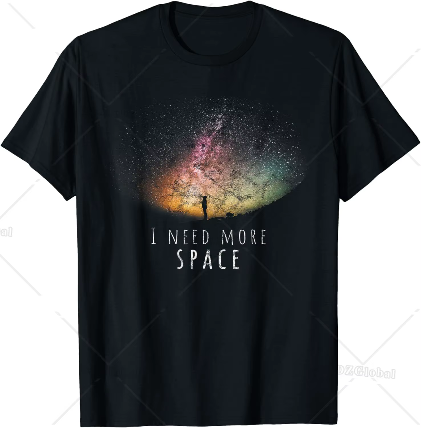 J'ai besoin de l'espace ciel nocturne drôle astronomie Science galaxie étoiles T-Shirt Streetwear gr