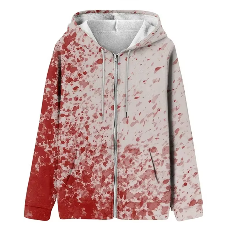 Sweat à capuche zippé à manches longues pour hommes et femmes, sweats à capuche respirants, manteau 