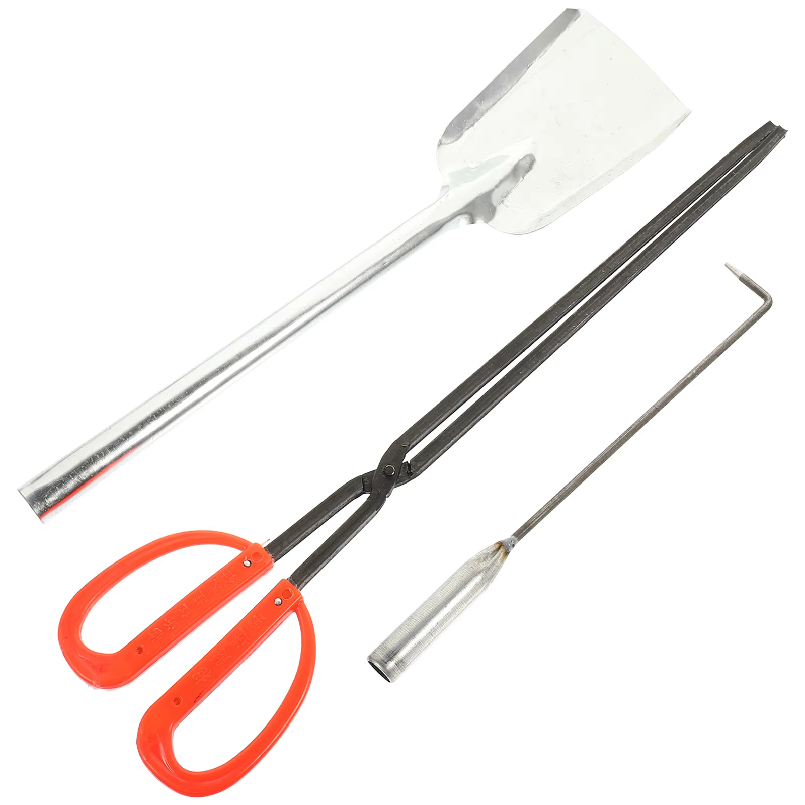 Outils pour bûches de feu, accessoires de plaque chauffante, cheminée extérieure domestique à Long m