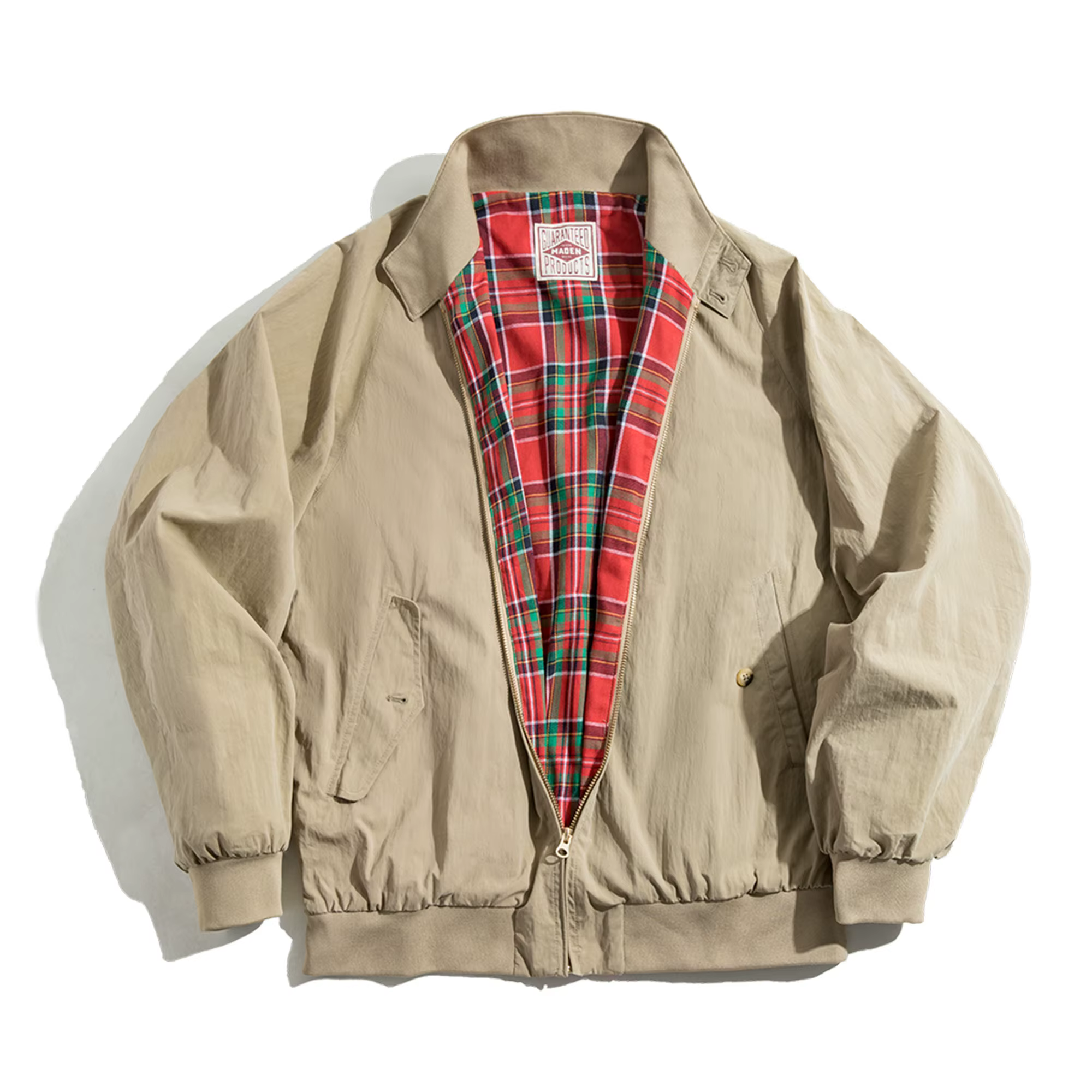 Veste Maden pour Femmes avec Col Montant, Veste de Travail Printemps et Automne, Vestes de Baseball 