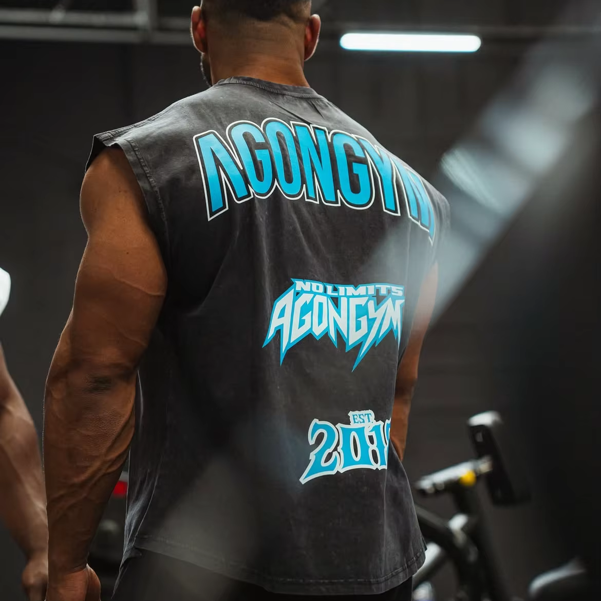 AGONGYM Muscle Guys marque musculation lavé hommes Singlet gymnases Stringer débardeur hommes Fitnes