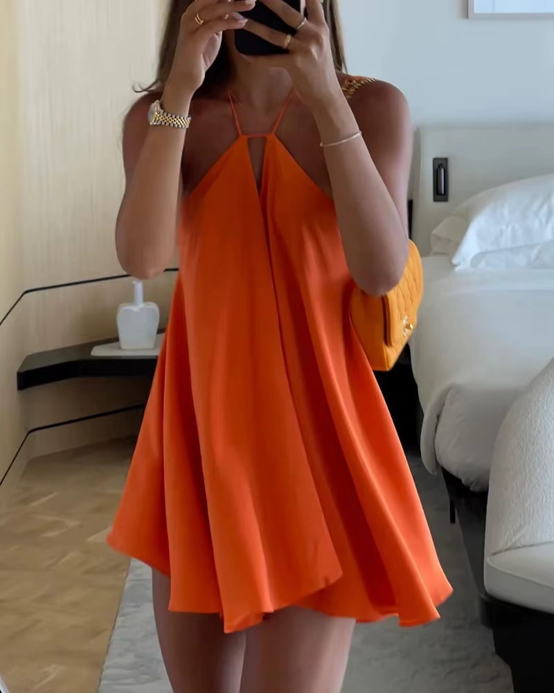 Robe de soirée Sexy, épaules dénudées, élégante, sans manches, ajourée, robe de plage, dos nu, haute