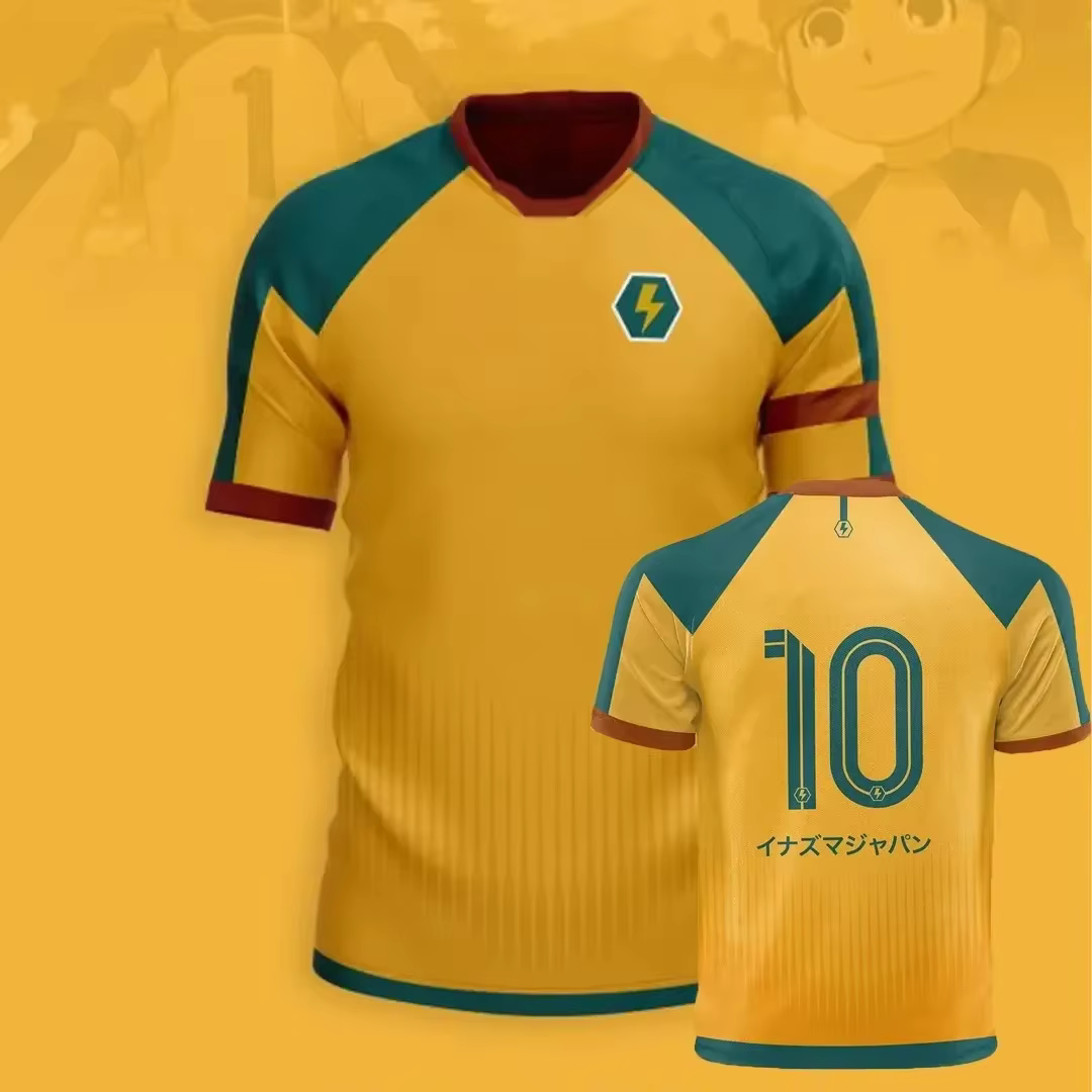 Japon Anime maillot de football Inazuma onze Kaio T-shirt haut Vintage hommes femmes vêtements Haraj