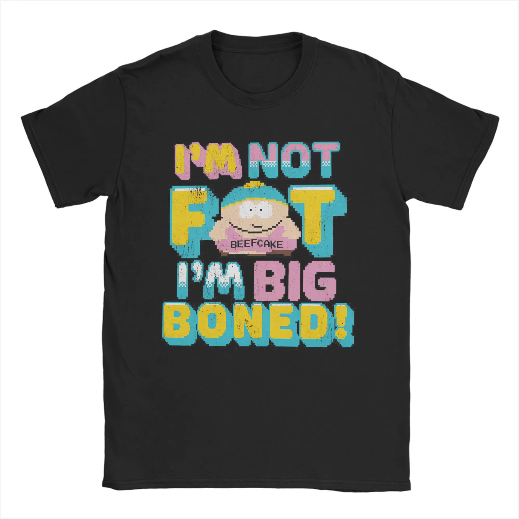 Film rétro années 80 T-Shirt été populaire Souths Parks T-Shirts homme 100 coton col rond grande tai