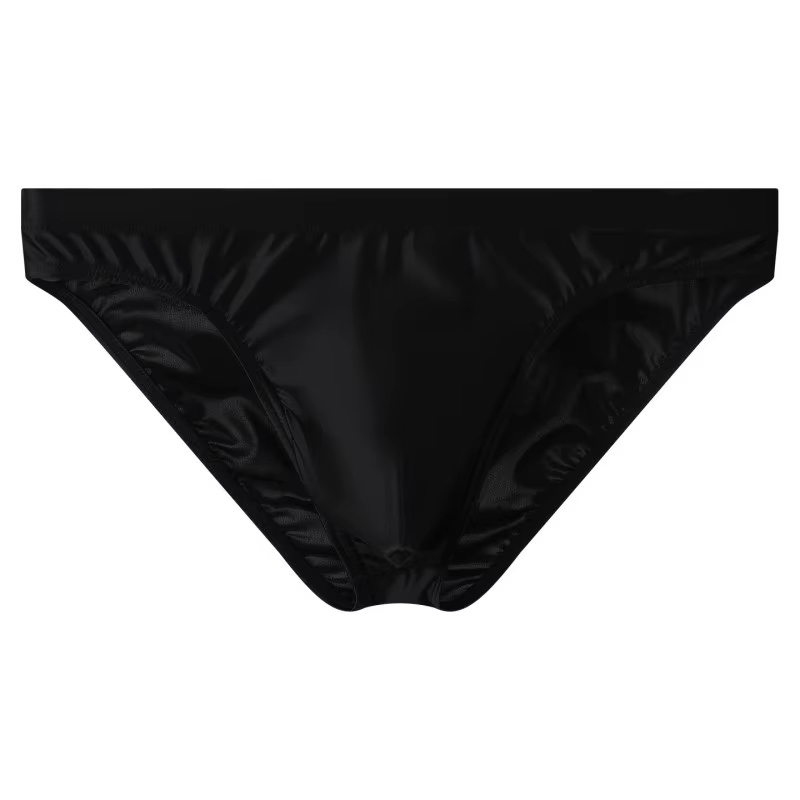 Sous-vêtements pour homme : Slips unis, sexy, brillants, avec poche, Cuecas, Calzoncillos, Ropa Inte