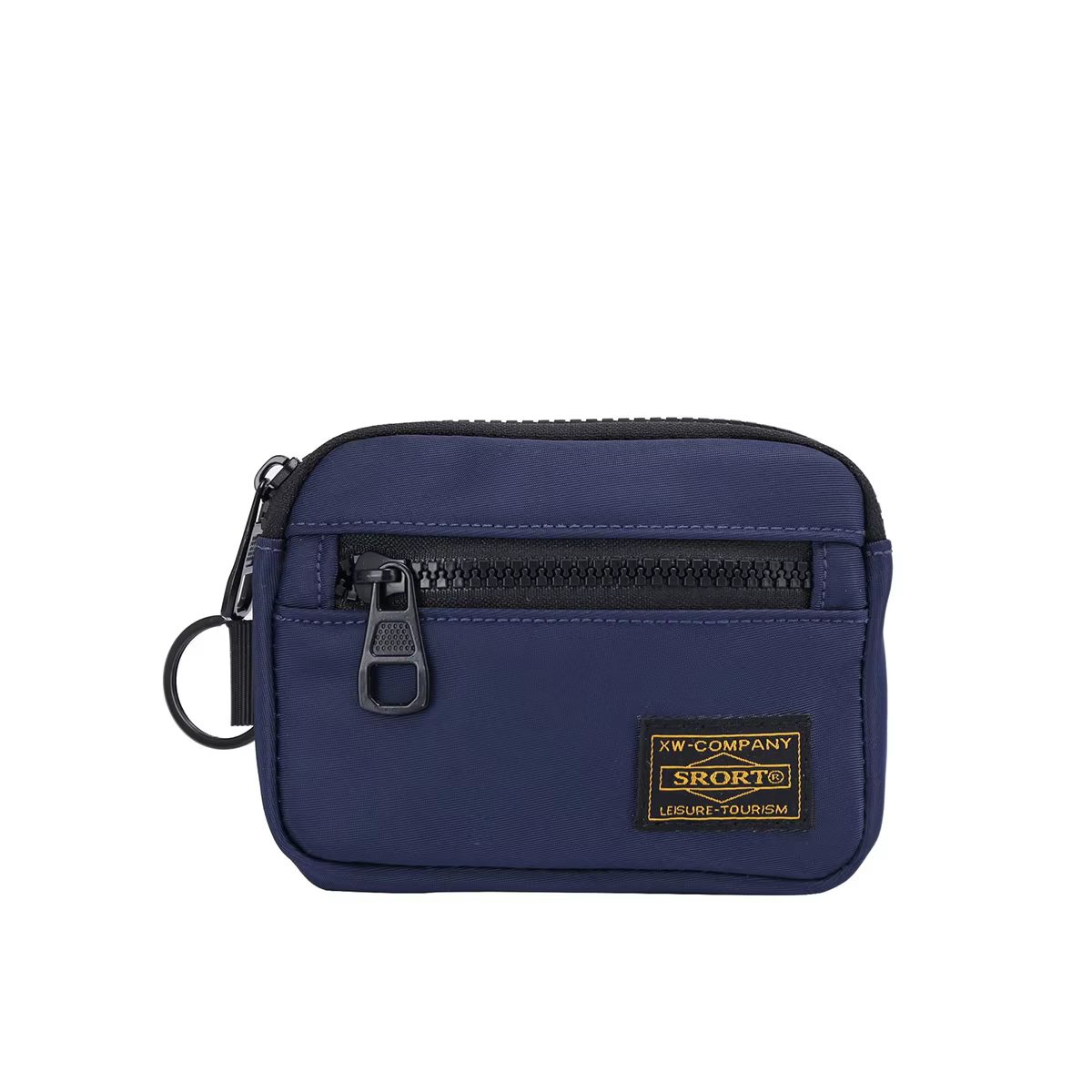 Porte-monnaie tendance en tissu Oxford, étui pour cartes portable de style vêtements de travail pour