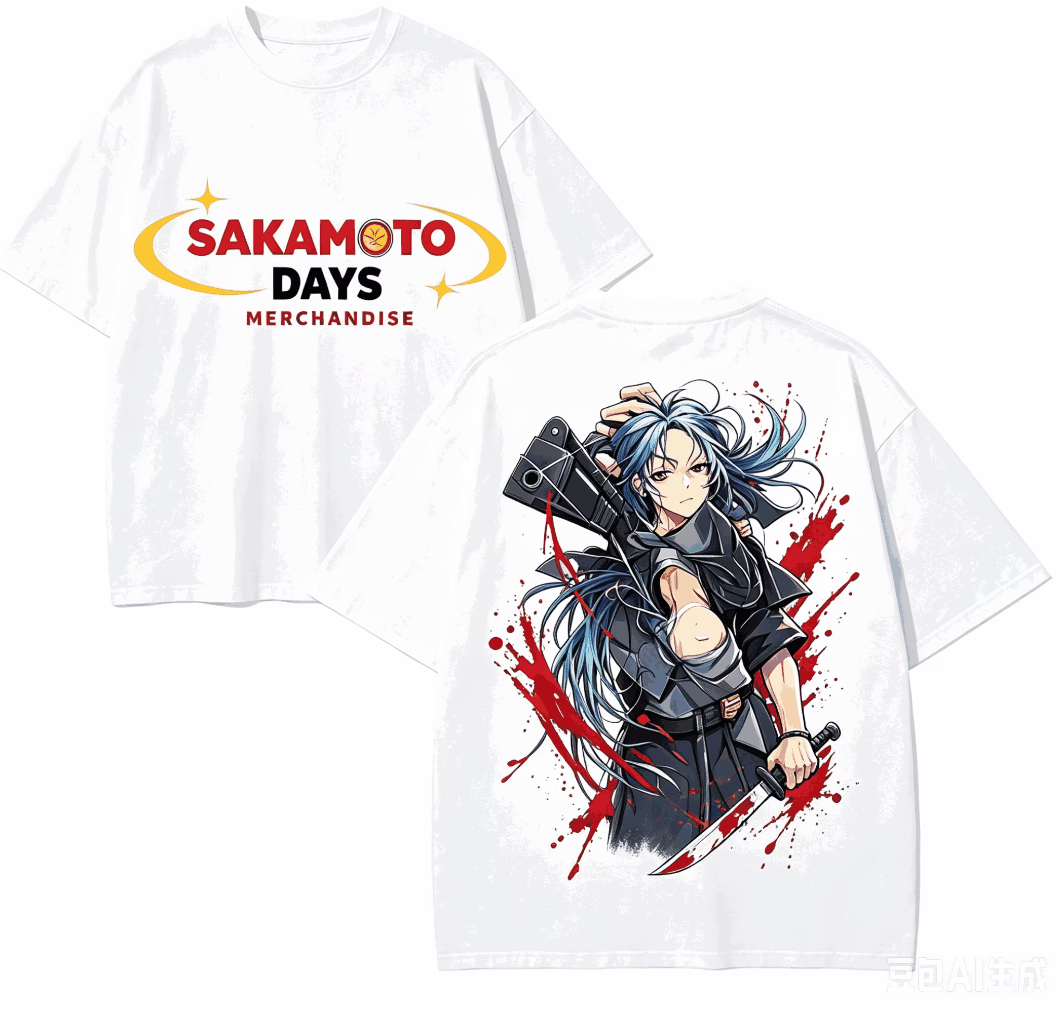 SAKAMOTO DAYS T-shirt pour amoureux de l'anime, en coton Harajuku, nouveau modèle, mode urbaine, man