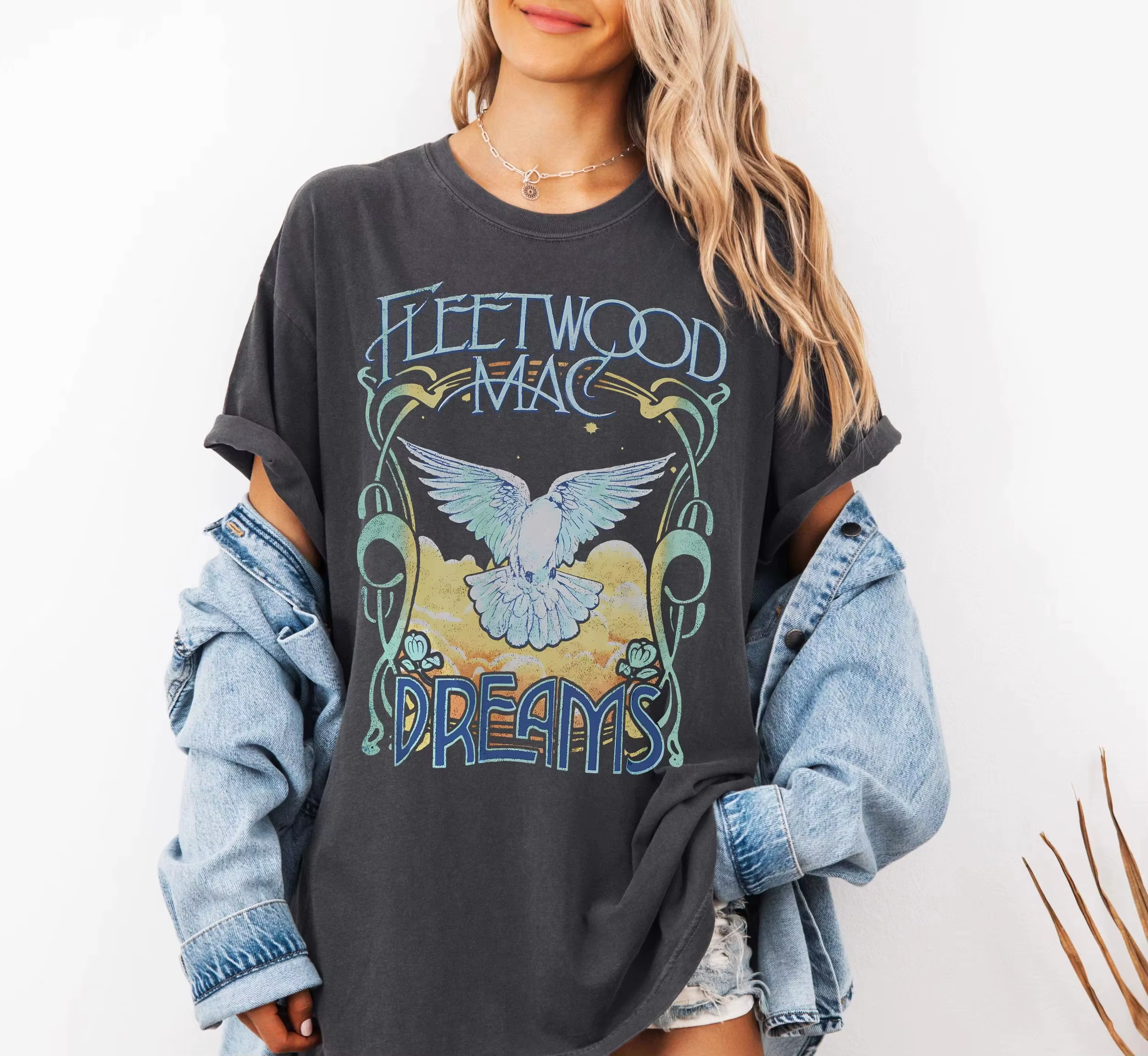 2025 Fleetwood Mac T-shirt graphique musique T-shirt groupe de Rock chemise rétro musique T-shirt am