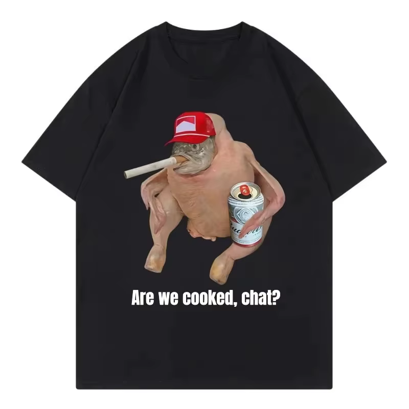 Faire la conversation? T-shirt Amusant avec Emojis, T-shirt Stylé à Manches Courtes, Vêtement Décont