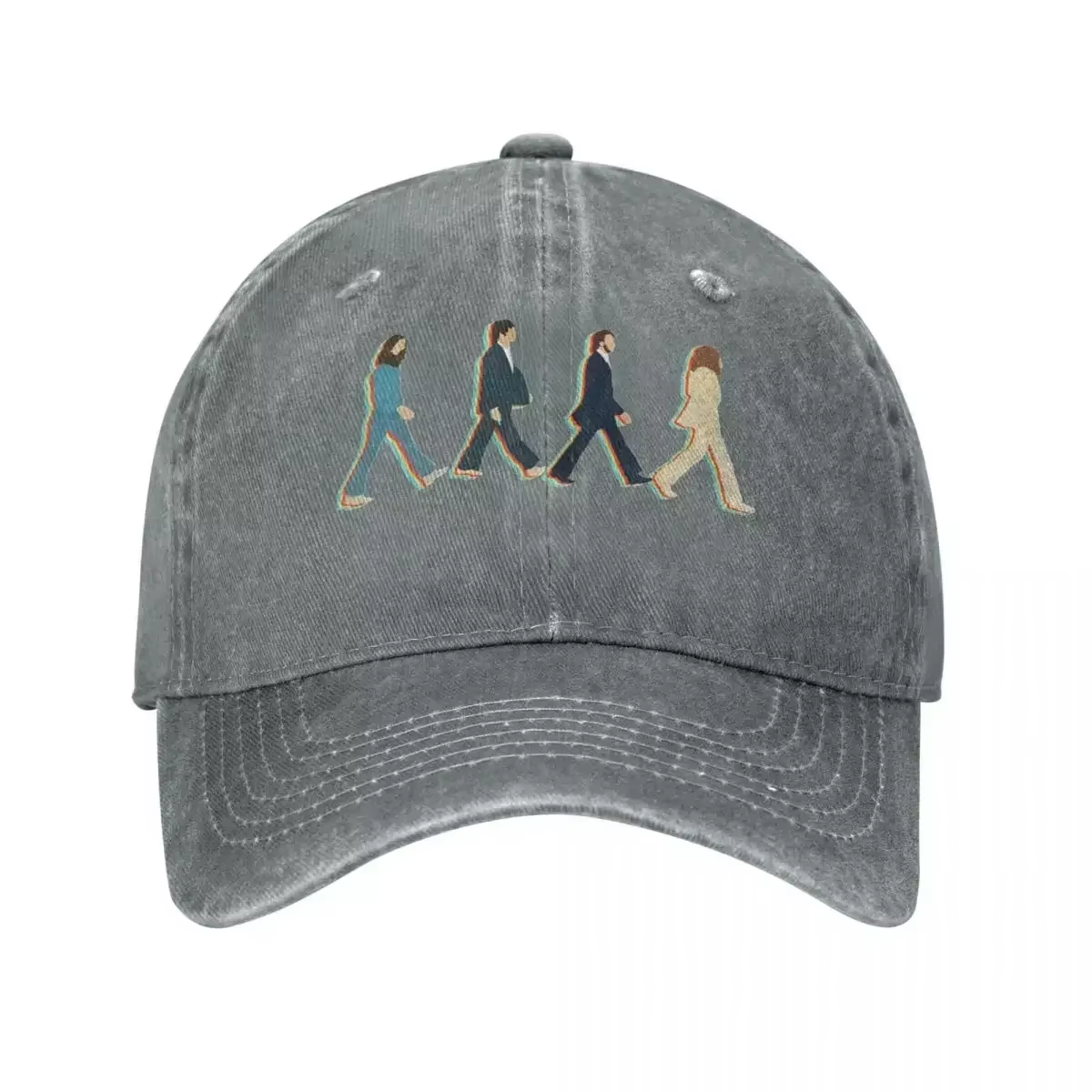 Casquette de baseball unisexe The Beatle en jean vieilli, style décontracté, pour le voyage et les a