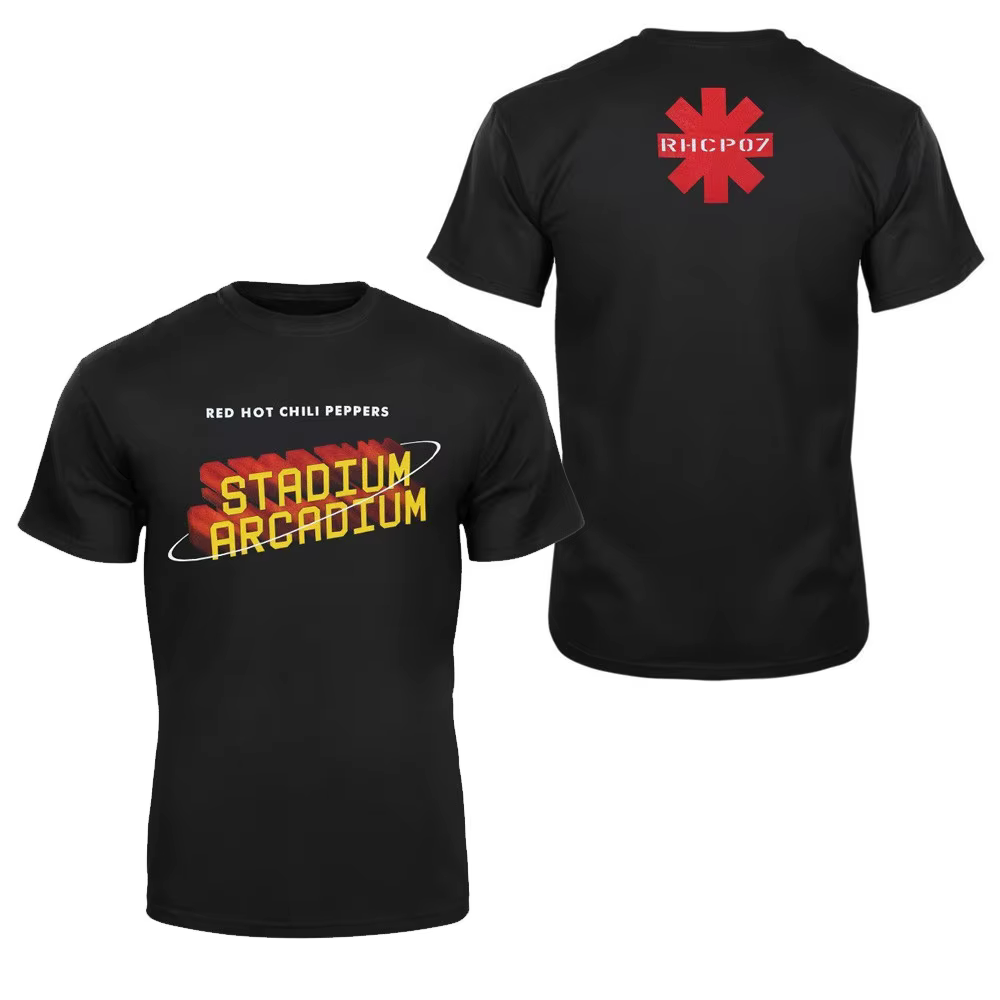 Red Hot Chili Peppers - T-shirt à manches courtes style streetwear américain pour hommes et femmes
