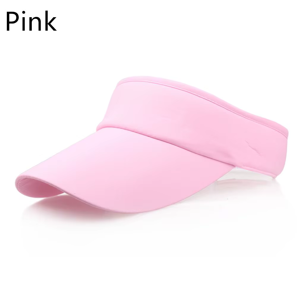 Hommes femmes chapeau visière pare-soleil réglable sport Tennis Golf bandeau casquette unisexe