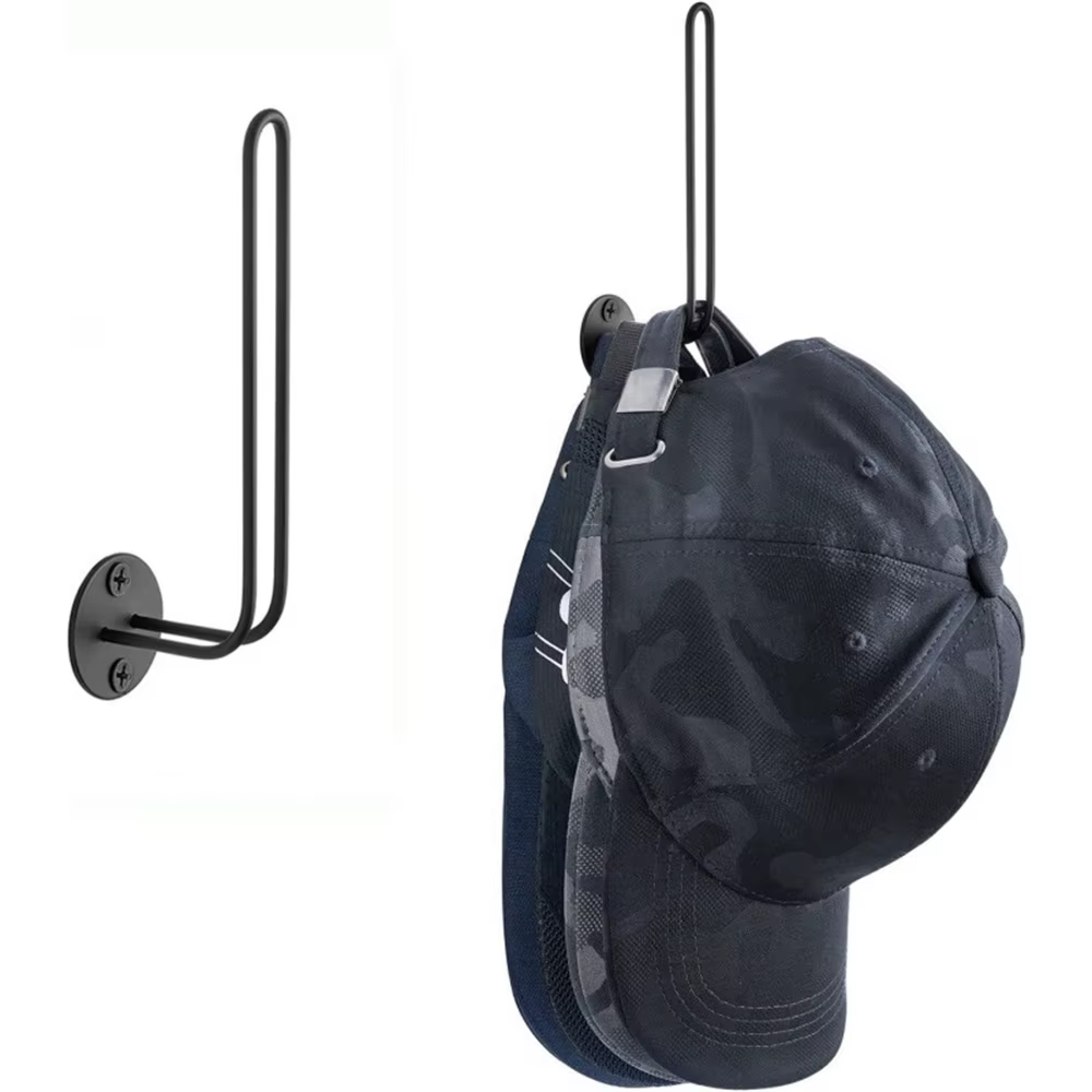 Crochets muraux adhésifs pour casquettes de baseball, support peu encombrant, porte-chapeaux, cintre