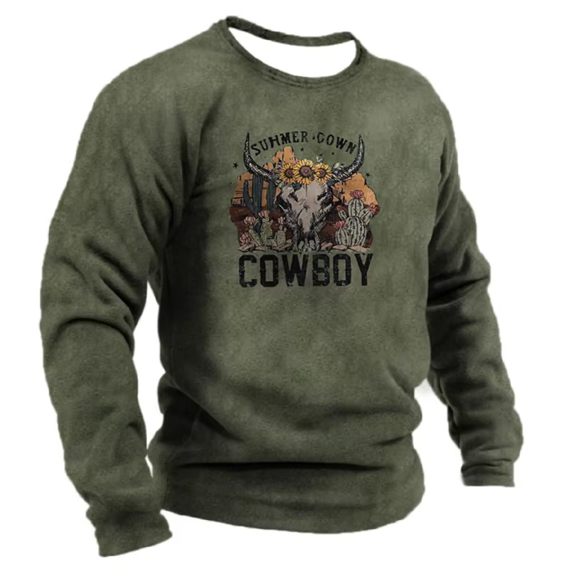 Streetwear imprimé 3D à manches longues pour hommes, vêtements vintage, style ethnique, graphique PV