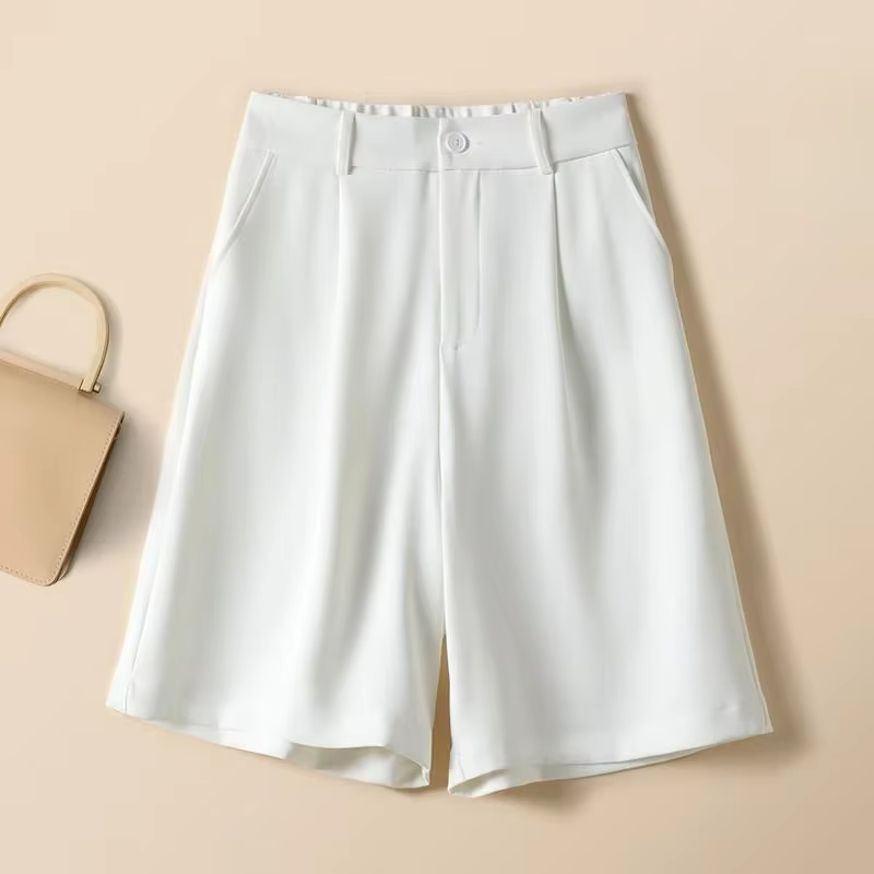 Short bermuda mi-long pour femme, pantalon court femme, demi-genou, prix bas, mode Harajuku de luxe 