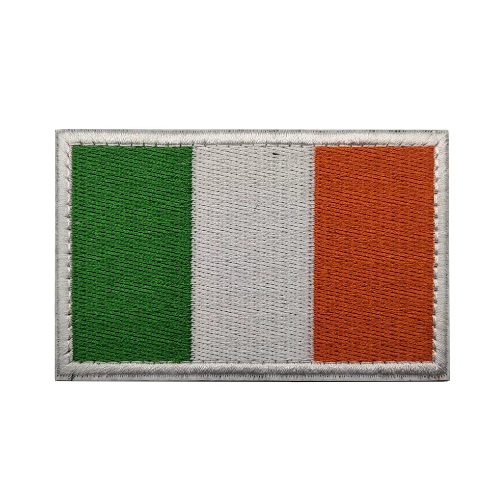 Insignes de brassard de gril d'Irlande, broderie IR, sensation irlandaise