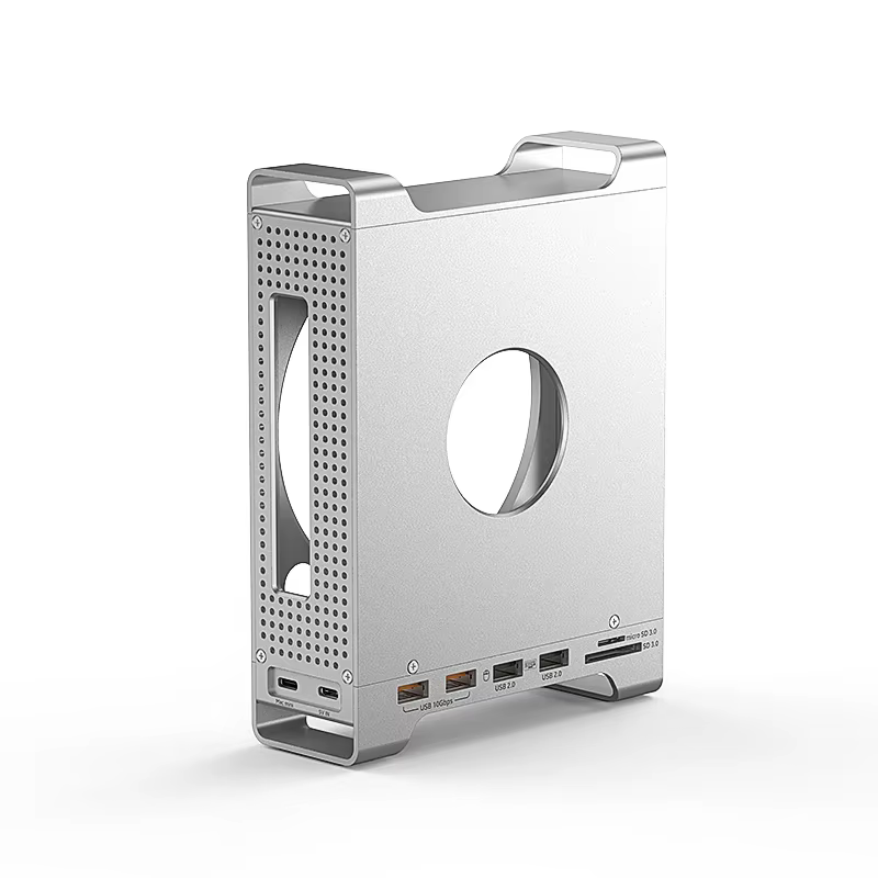 Conception 3 en 1 pour Mac Mini M4/M4 Pro 2024, support de Station d'accueil en alliage d'aluminium,