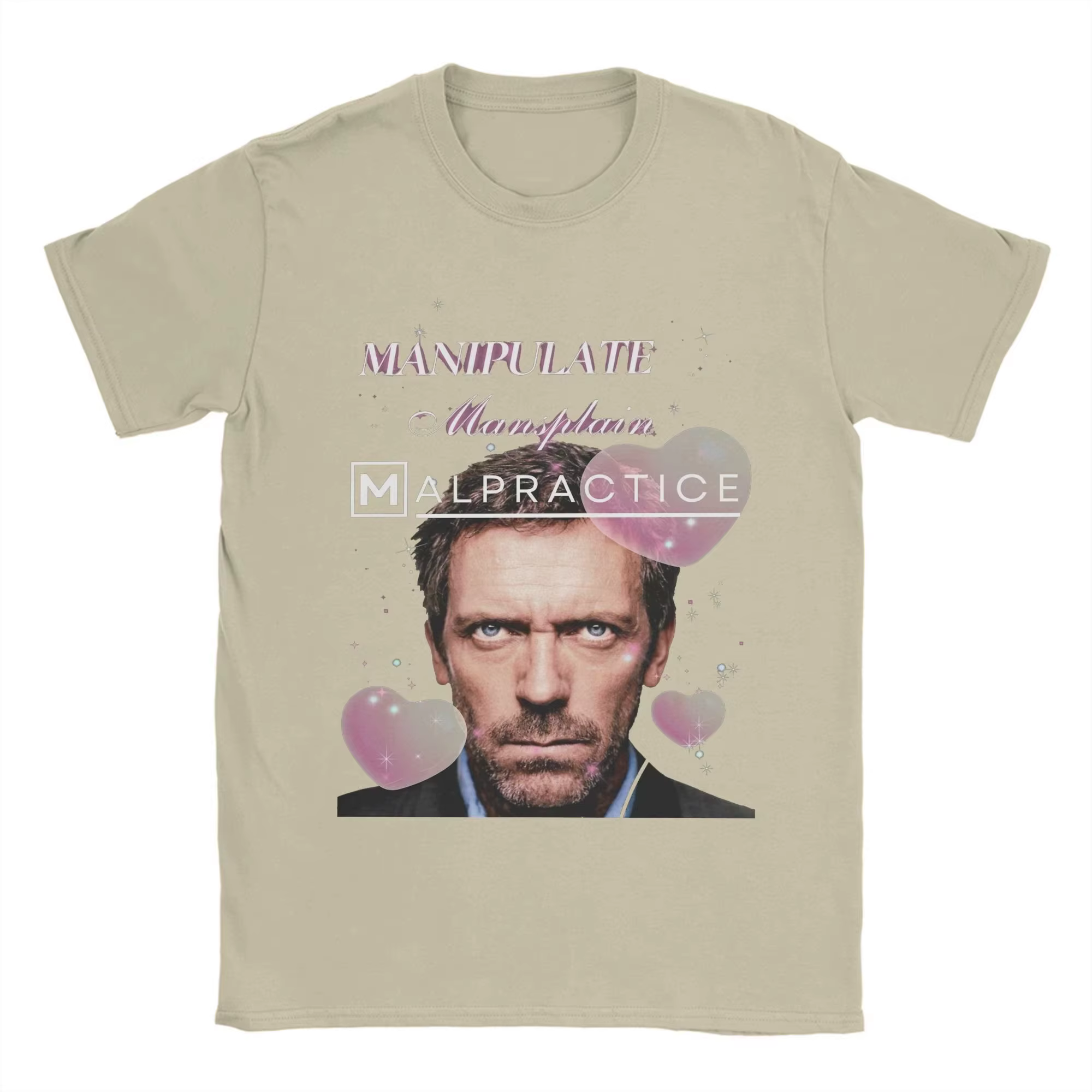 T-shirt Manipulate Mansplain Malpractice House MD Dr Gregory House, T-shirts à la mode d'été, vêteme