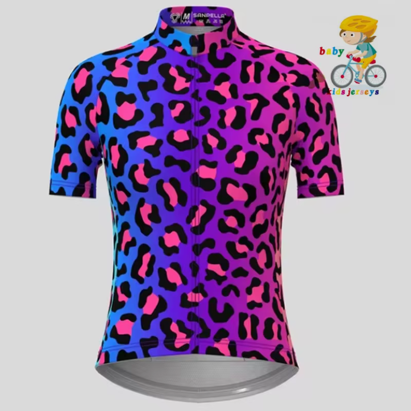 Ensemble de vêtements de cyclisme pour enfants, shorts respirants pour garçons et filles, vêtements 