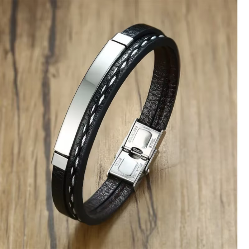 Bracelet anti-statique tressé simple pour l'hiver, éliminateur d'électricité statique, avec logo per
