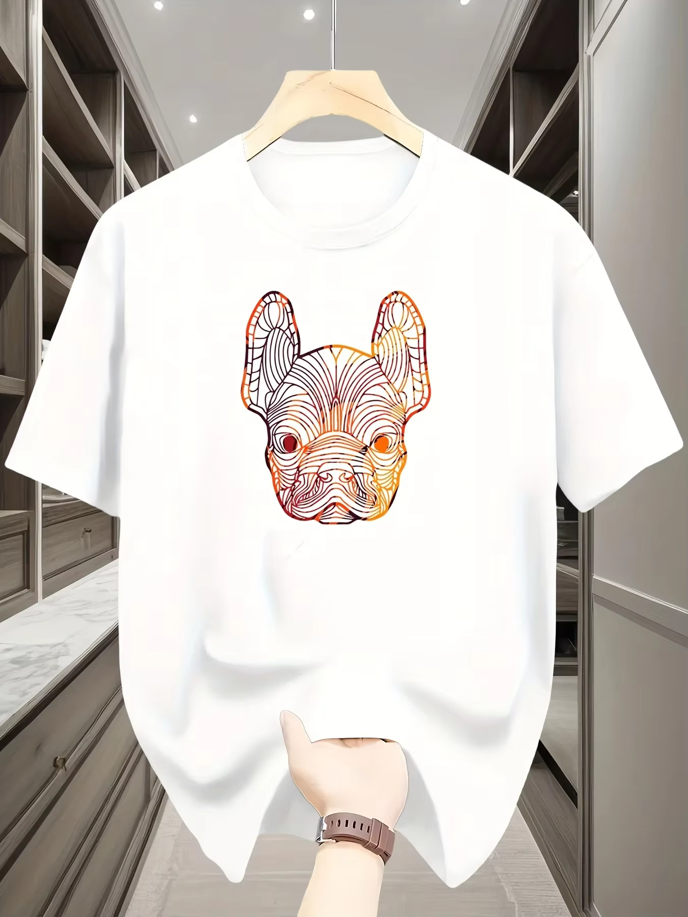 T-shirt de plage pour hommes, vêtements graphiques, t-shirt à manches courtes et col rond, imprimé M