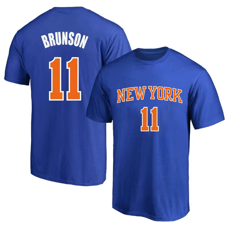 2026 New York Brunson No. T-shirt d'été en coton pour hommes et femmes, vêtements Y2K, à la mode, co