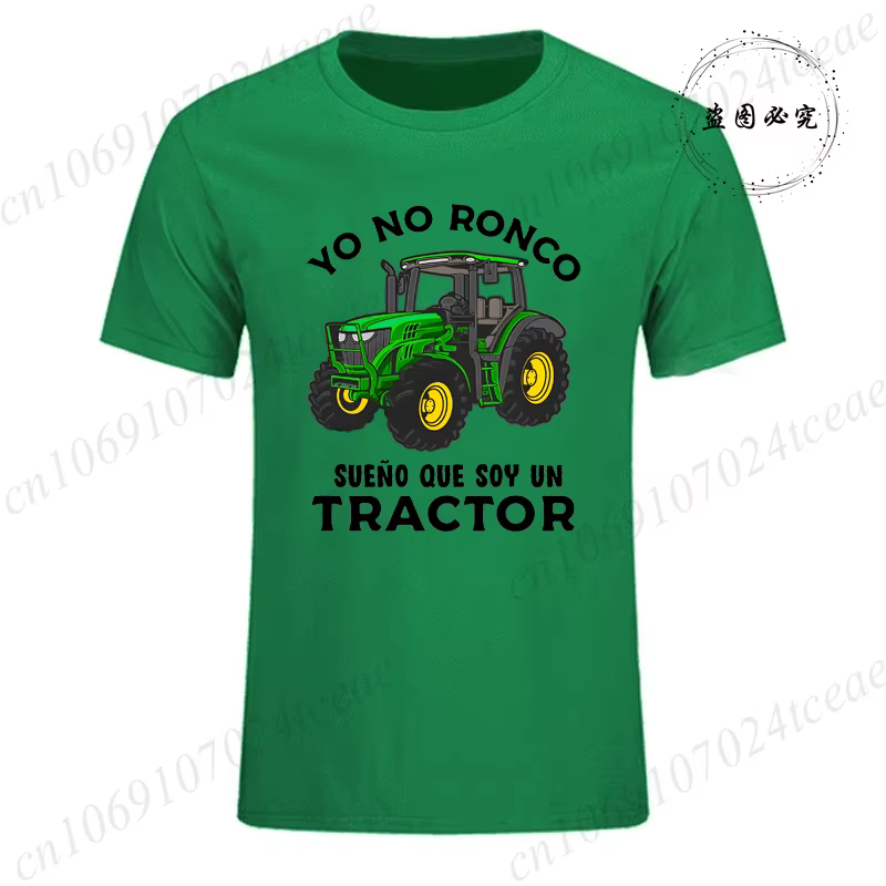 T-shirts pour hommes Yo No Ronco Sueño Que soja Un tracteur agriculteur Granjero Humor t-shirt mode 