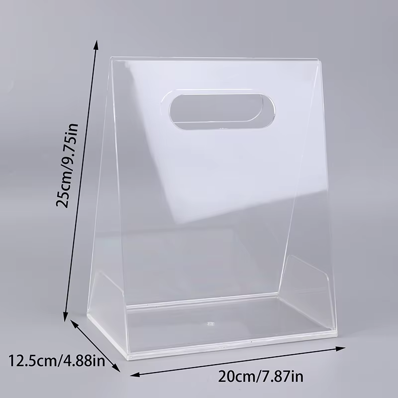 Sac à fleurs Transparent en acrylique, emballage créatif réutilisable pour fournitures de fleuriste,