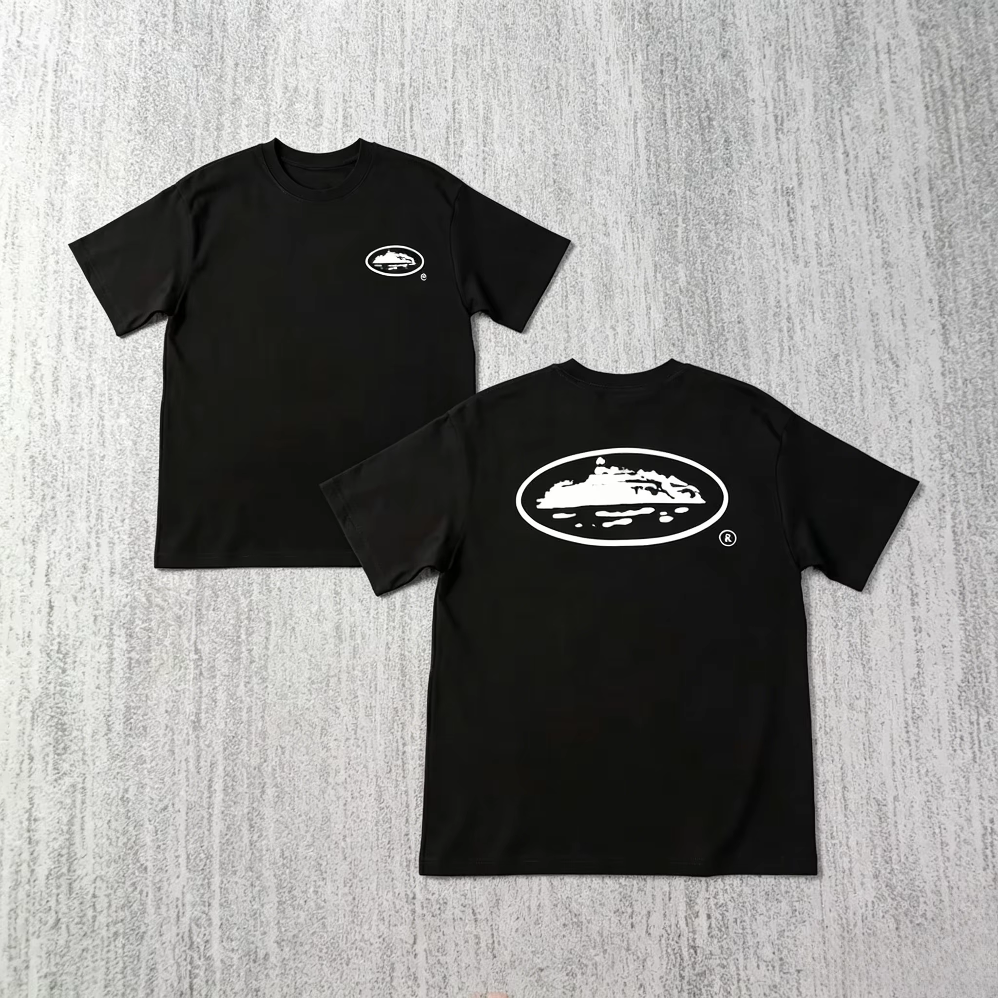 Nouveau T-shirt d'été 2026 à manches courtes imprimé bateau, col rond ample, respirant, demi-manches