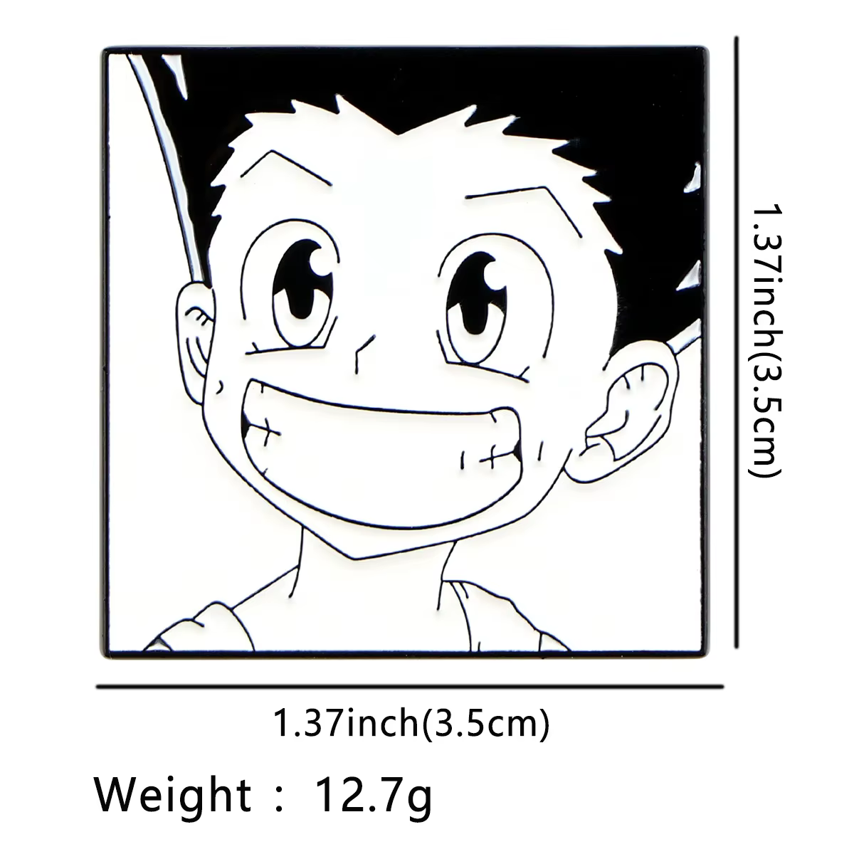 Badges Hunter × Hunter sur sac à dos, épingles à revers en émail pour sacs à dos, broches mignonnes 