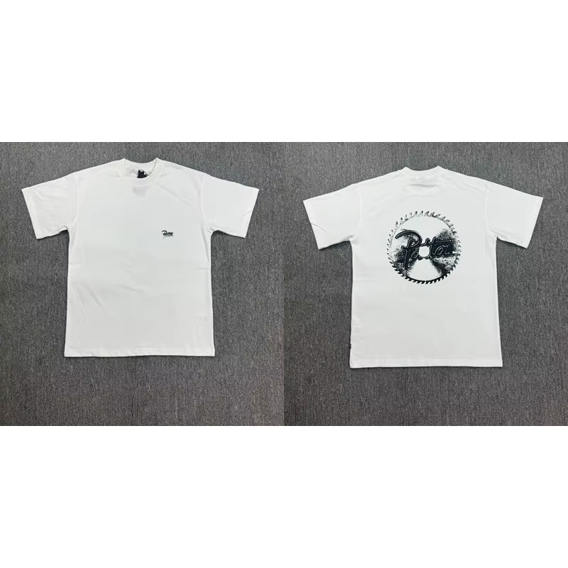 T-shirt PATTA rétro tendance, haut de gamme, décontracté et polyvalent, à manches courtes