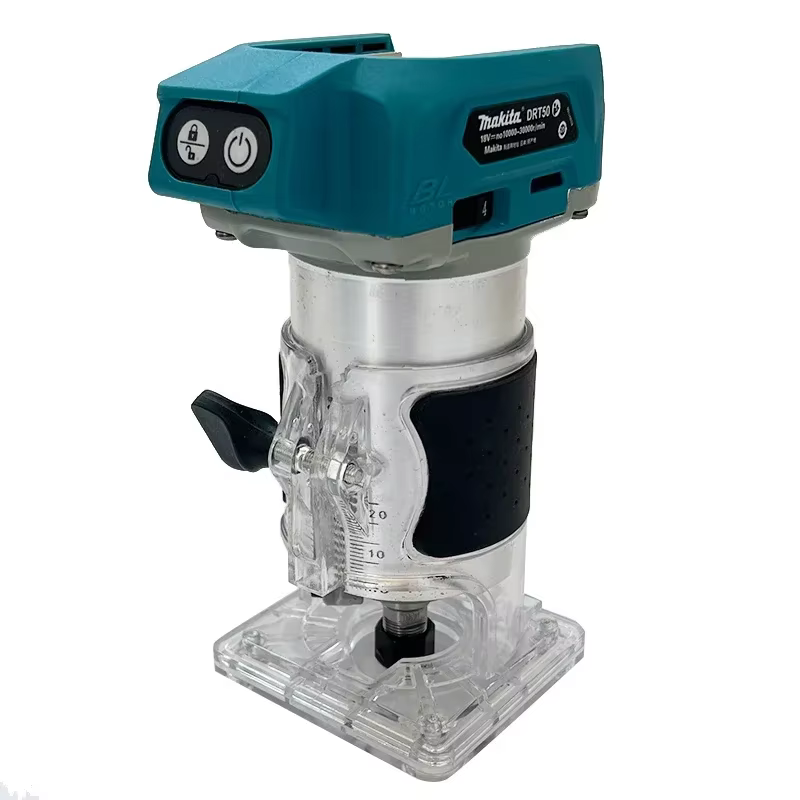 Makita DRT50 Original Défonceuse sans fil rechargeable, outil de rainurage sans balais, machine de f