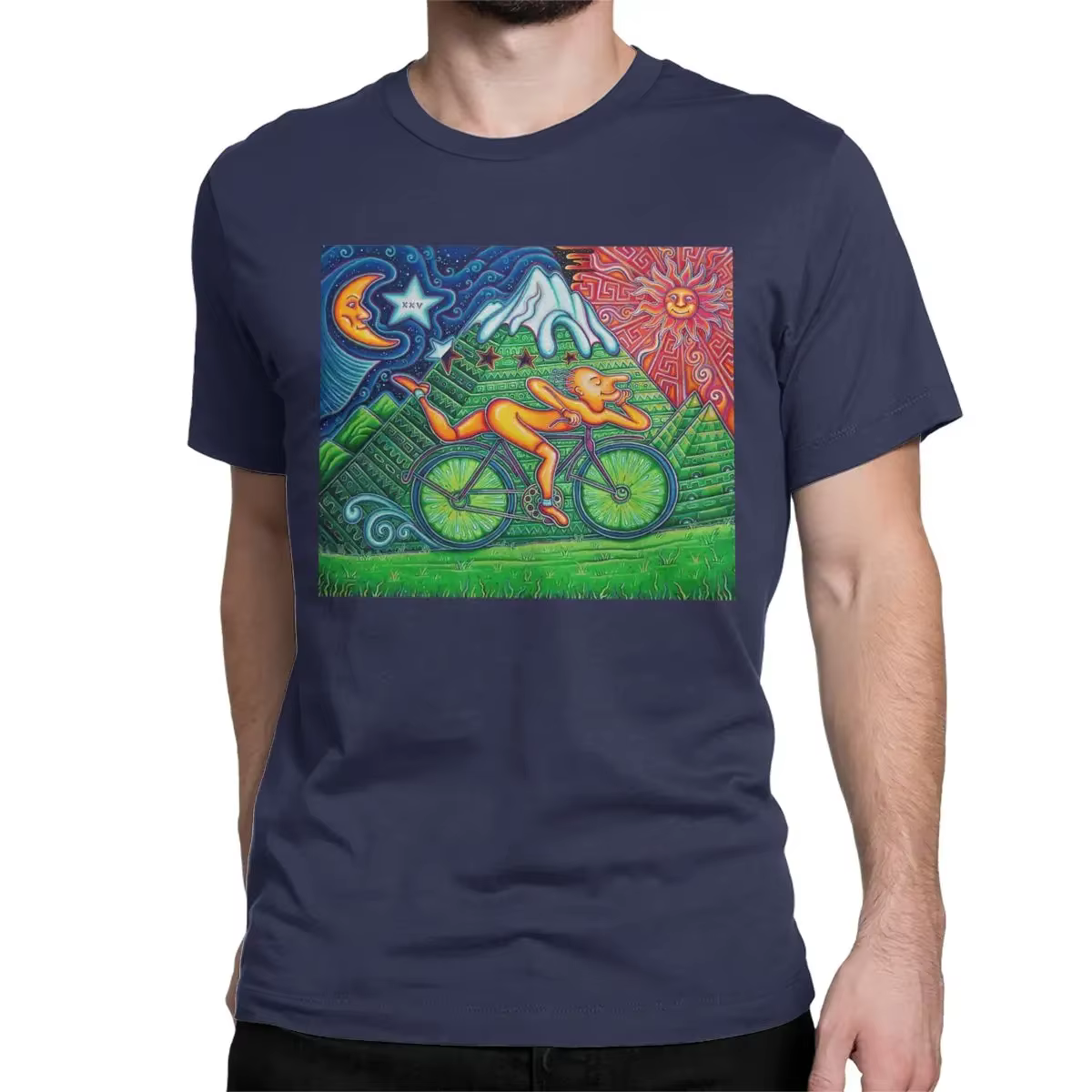 T-shirt à manches courtes et col rond pour hommes et femmes, t-shirt en coton fantaisie, vêtements d