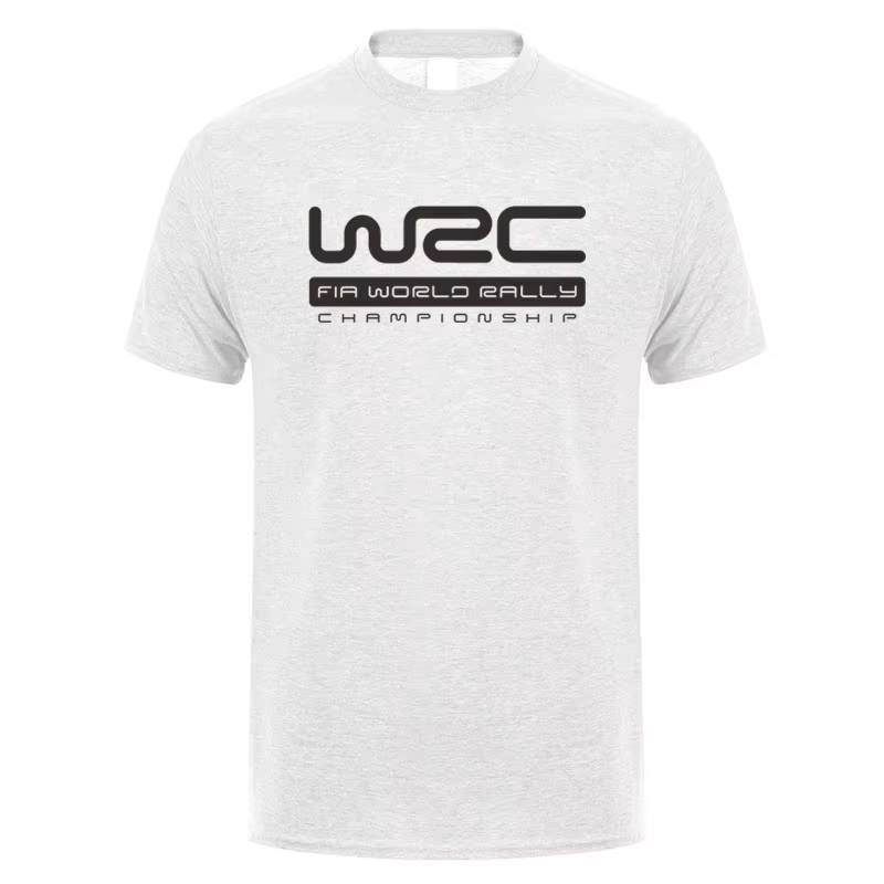 Nouveau modèle 2026 T-shirt WRC (World Rally Championship) pour homme, mode été, manches courtes, en