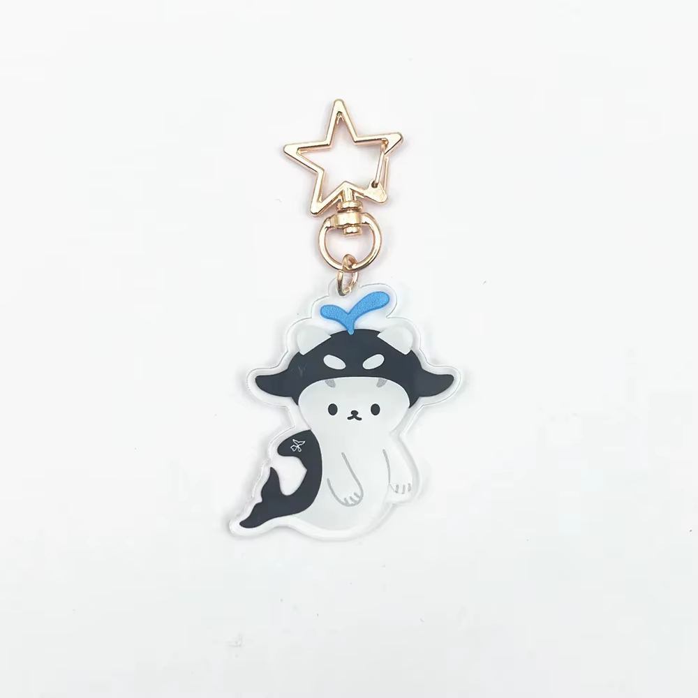 Thaïlande étoiles samruay Polcasan Muv Cosplay porte-clés acrylique porte-clés mignon Figure pendent