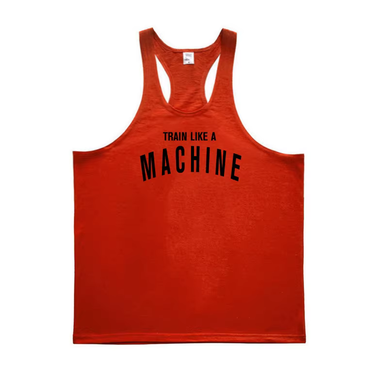 Vêtements de gymnastique professionnels pour hommes, entraînement comme une machine, dos en Y, maill