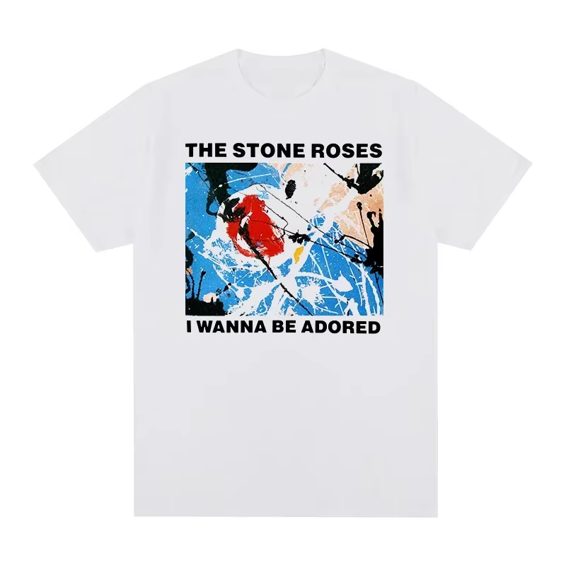 T-shirt The Stone Roses Wanna Be Adored pour hommes, nouveau T-shirt pour femmes, hauts unisexes