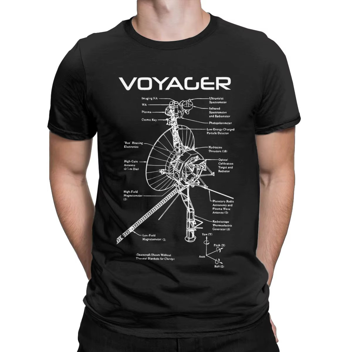 T-Shirt Estival à Manches Courtes et Col Rond pour Homme, Vêtement en Coton, Programme Voyager Inter