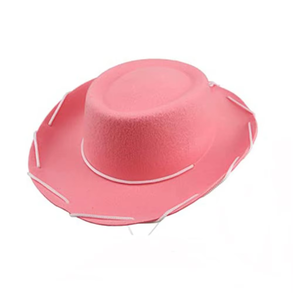 Chapeau de cowboy amusant, accessoire de cosplay, chapeau de princesse en feutre réglable, accessoir