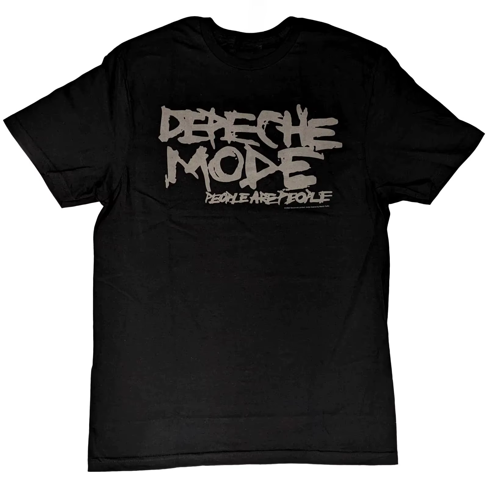 Depeche Mode People Are People T-shirt en coton imprimé graffiti Synth-Pop Band T-shirt unisexe à ma
