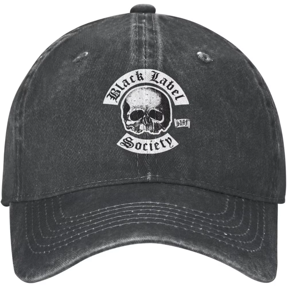 Casquette de Baseball Vintage en Denim Délavé, Unisexe, Chapeau de dehors en Plein Air, Noir