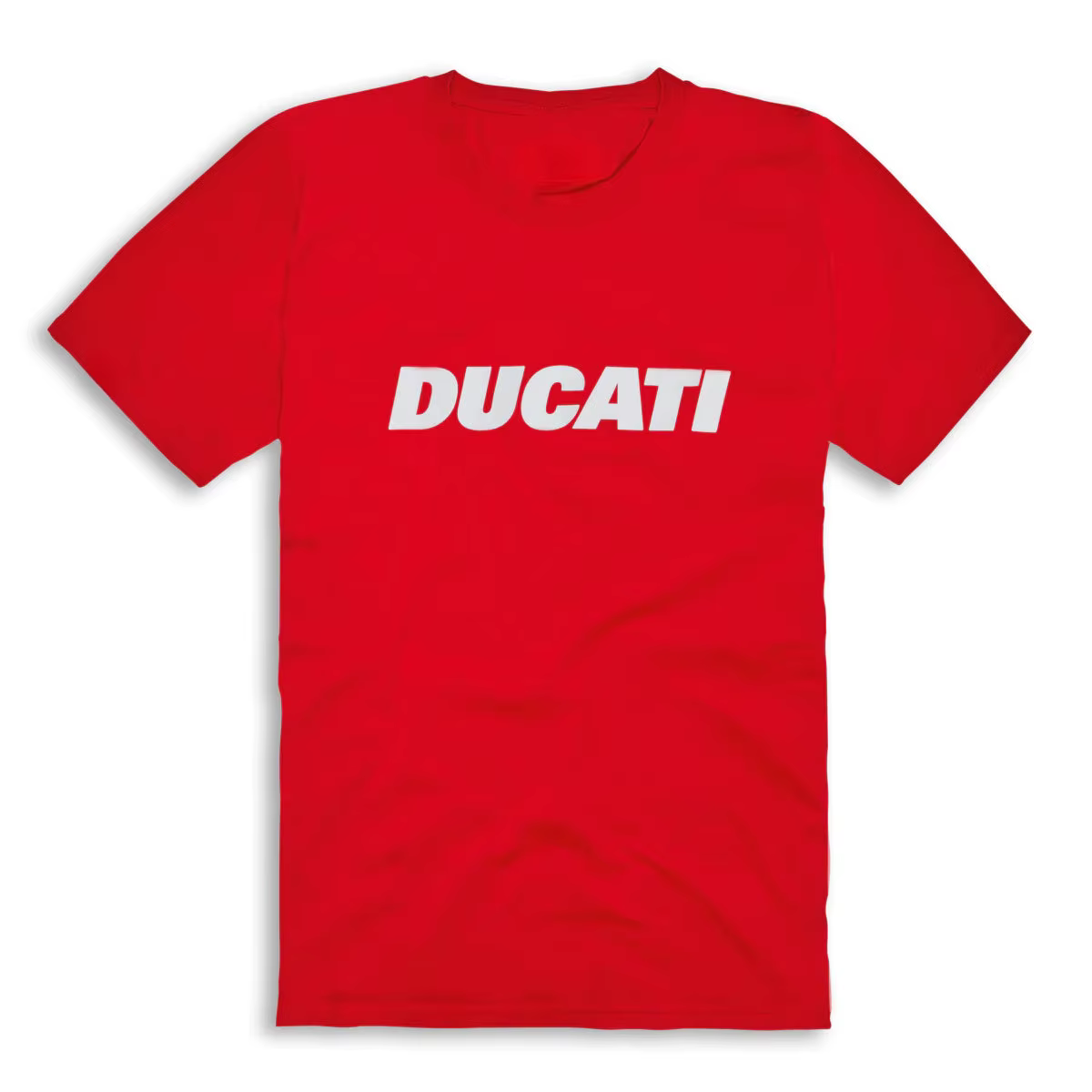 T-shirt en coton à motif graphique style merch de la culture de marque de moto de course, avec logo 