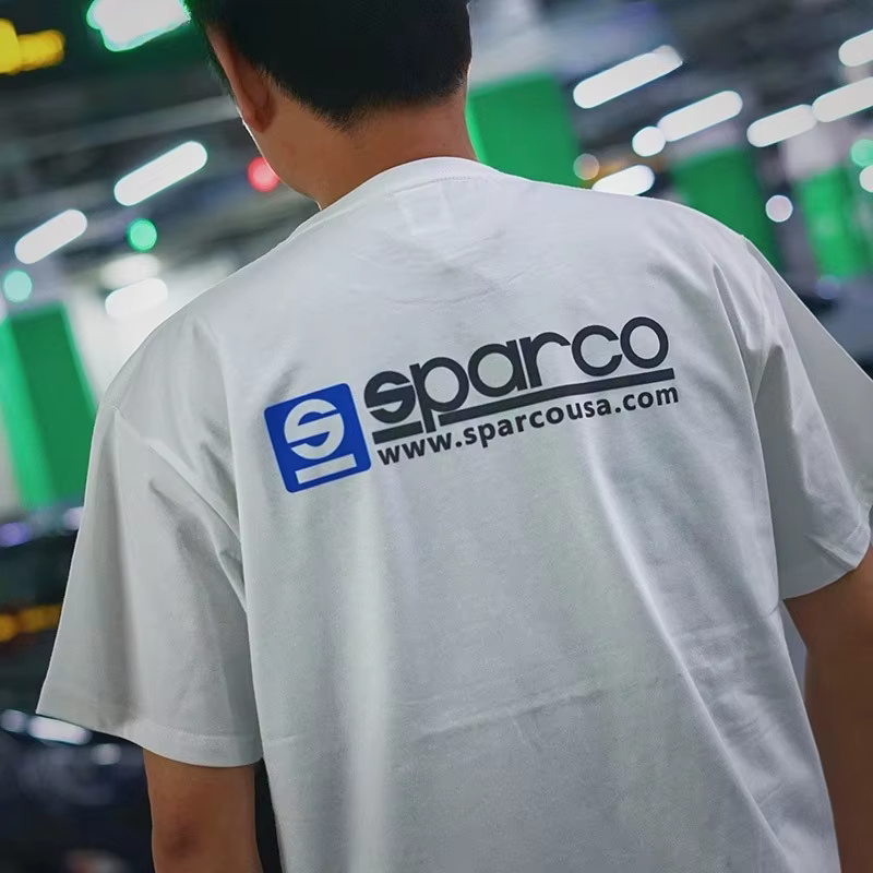 T-shirt à manches courtes SPARCO Summer Wheel Modified 2026, T-shirt culturel, Vêtements pour homme,