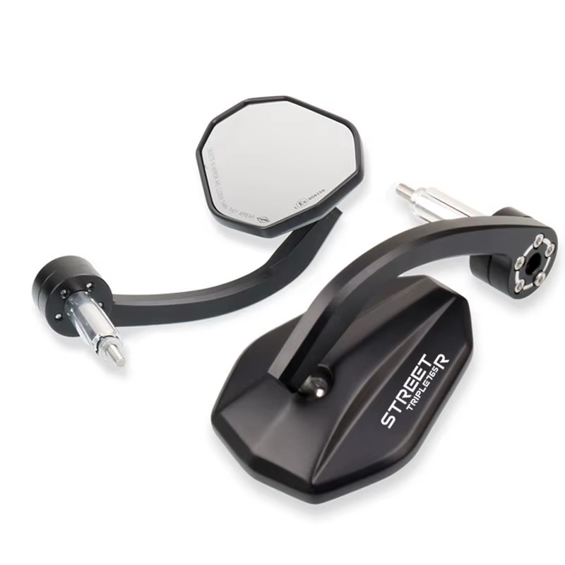 Rétroviseur d'extrémité de barre de poignée, adapté pour Street Triple 675 765 Street Triple R/S Spe