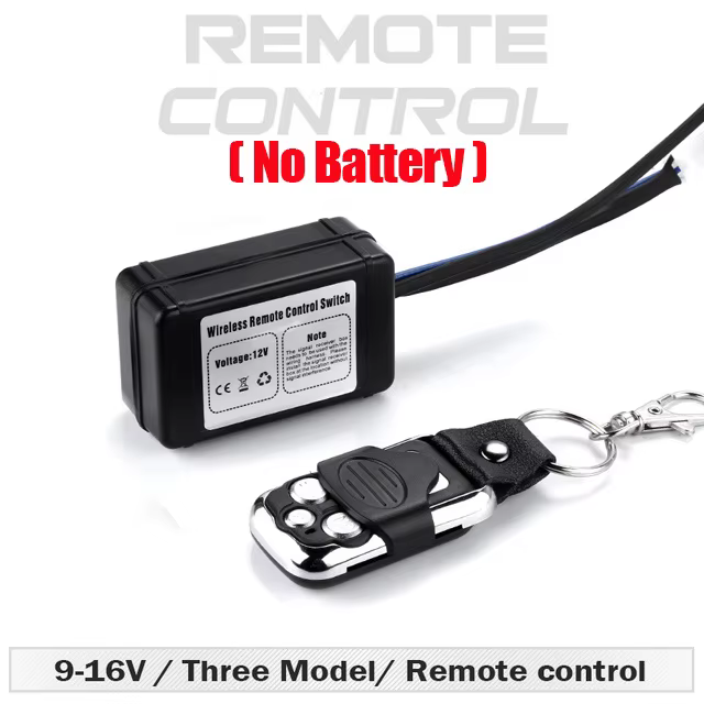Kit de câblage de barre lumineuse LED, avec interrupteur de télécommande sans fil, DC 12V 40A pour l
