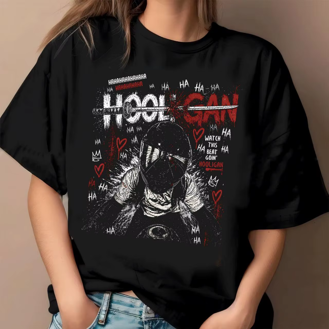 T-shirt unisexe 100 % coton avec graphiques Hooligan, inspiré de la tournée 2026 des groupes Kpop, c